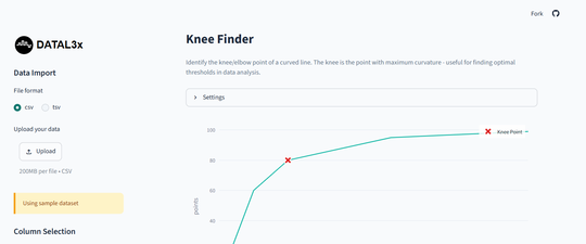 Knee Finder screenshot