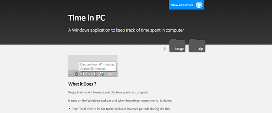 Time In PC screenshot